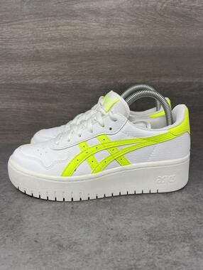 Asics Japan S PF Sneakers Womens Size 7 White Green F96122